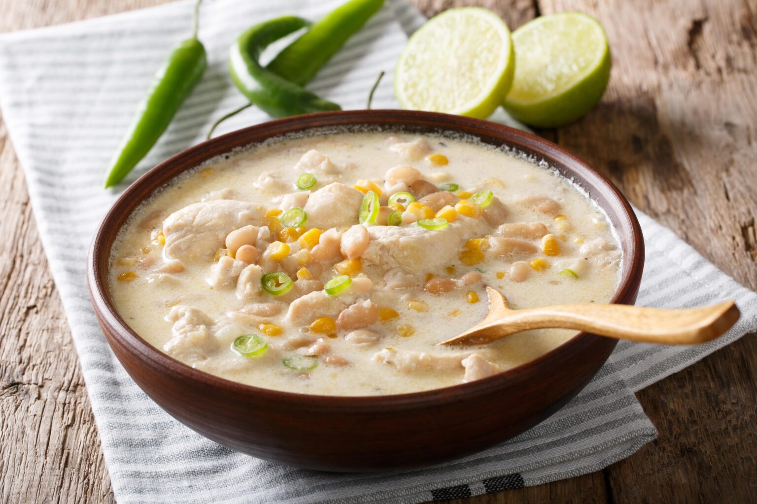 This white chicken chili recipe is the perfect winter comfort food. It's easy to make, and it's loaded with flavor.