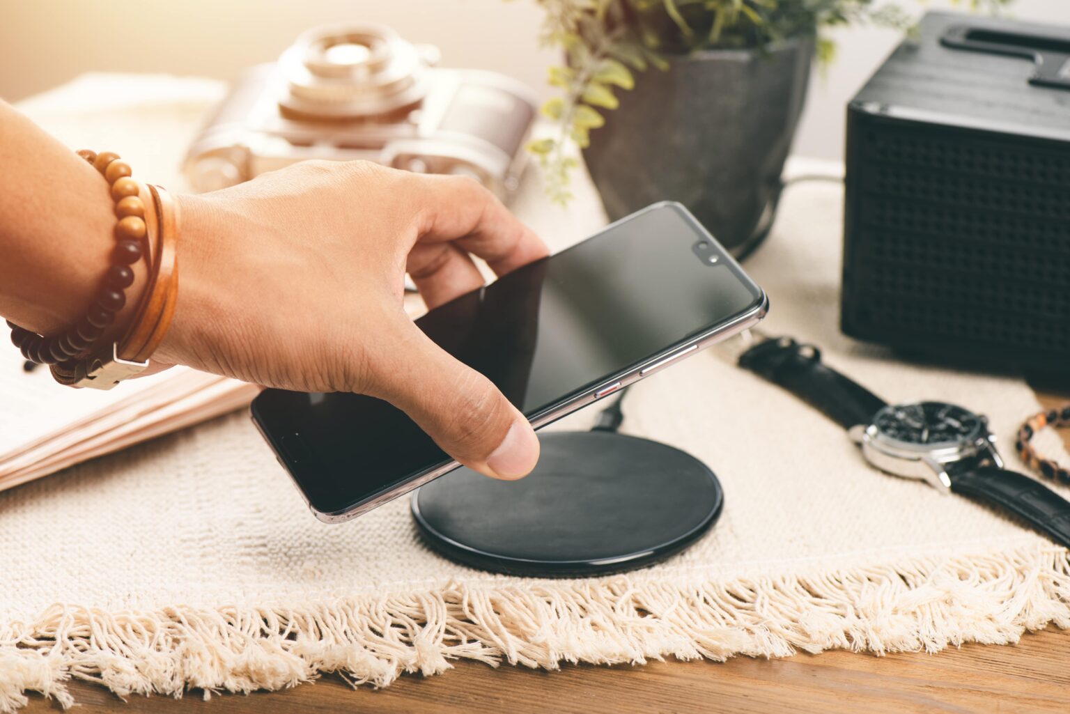 Here are the best wireless chargers of 2022. These chargers work at a distance to charge your phone, tablet, or other devices.