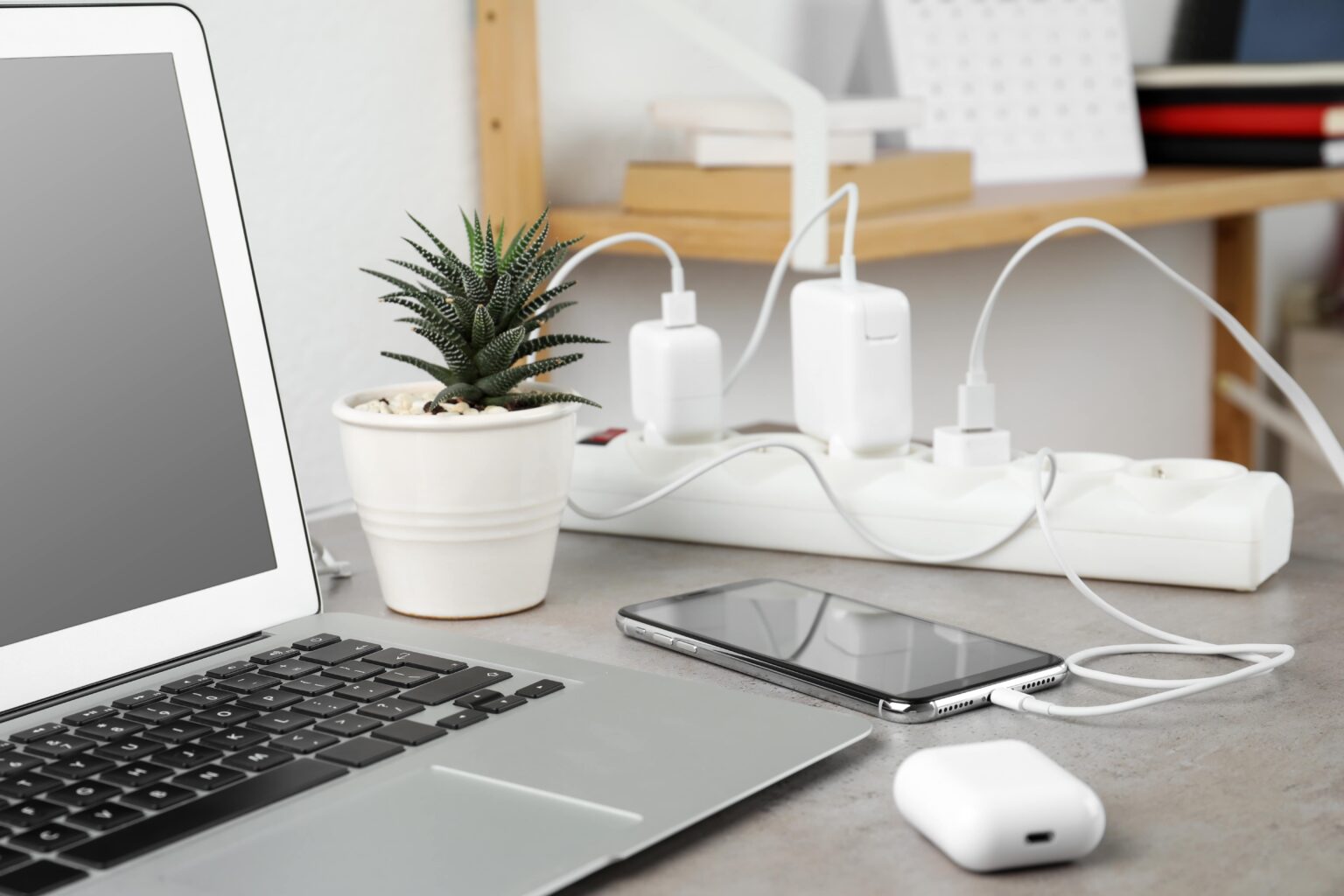 One of the most useful things you can do when working in a small space is to hide power cords. This $24 Amazon discovery hides power cords forever.
